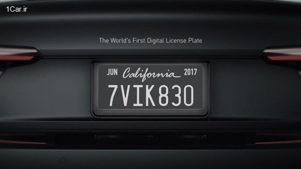 نصب آزمایشی پلاک دیجیتال روی خودروها در کالیفرنیا